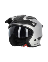 ACERBIS ARIA METALLIC URBANO MOTO CAPACETES JATO PRATA METÁLICA
